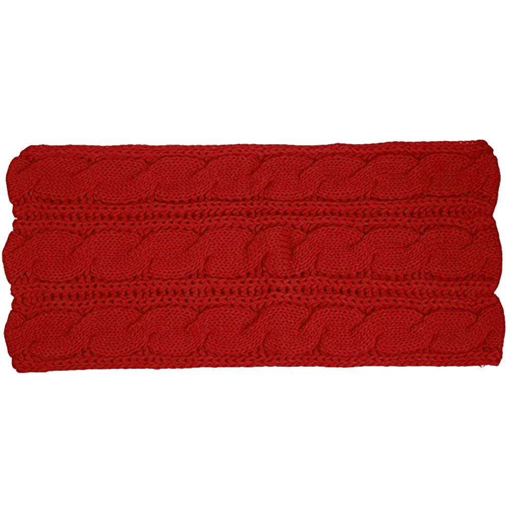 Bright Red Унисекс длинный теплый осенне-зимний мягкий шарф для взрослых модные повседневные подарочные вязаные однотонные аксессуары утолщенные - Цвет: Bright Red