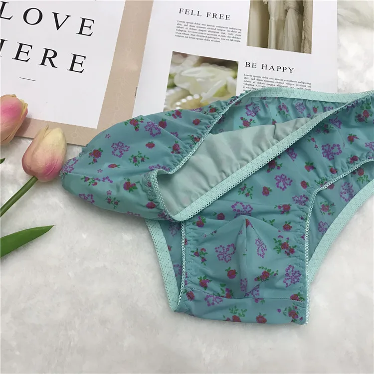 Mens  Printed Briefs Underwear Sissy Convex Pouch Panties Underwear Underpants Bikini Sexy Lingerie Gays Underwear 6