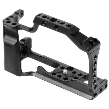

CNC Aluminum Camera Cage for Canon EOS M50 / M5 DLSR Case Cold Shoe Mount Expansion Cover Quick-Rease Plate Support