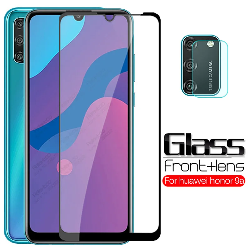 2 in 1 camera glass on honor 9a glass screen protector for huawei honor ...