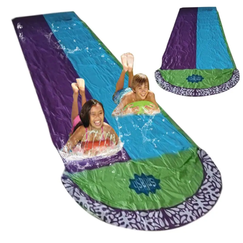 

New Double Surf Water Slide PVC Inflatable Lawn Water Slides Pools For Kids Backyard Outdoor Water Games Toy Toboggan Aquatique