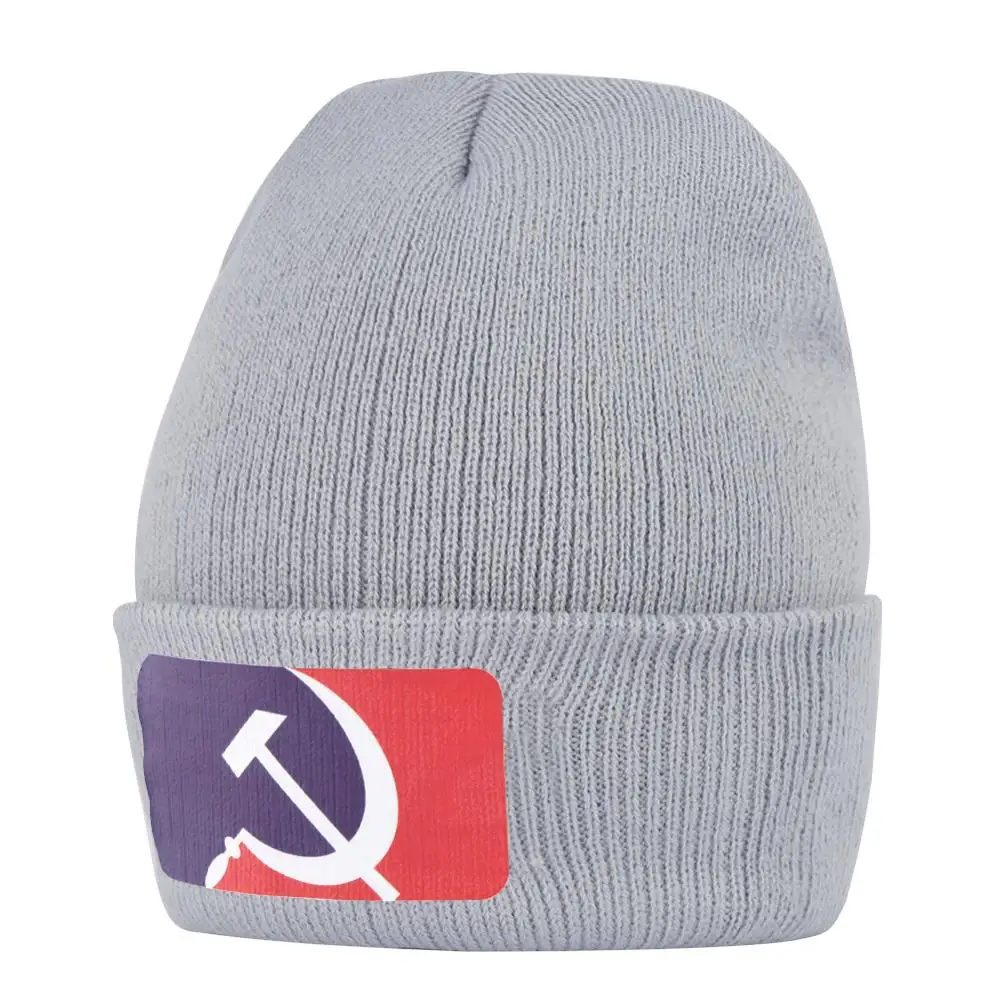 CCCP, Россия, шапка, Коммунистический флаг, Мужская шапочка, шапка с помпоном, Gorro, зимняя короткая шапка, s, черная, Skullies, вязаные шапки, шерсть, хлопок