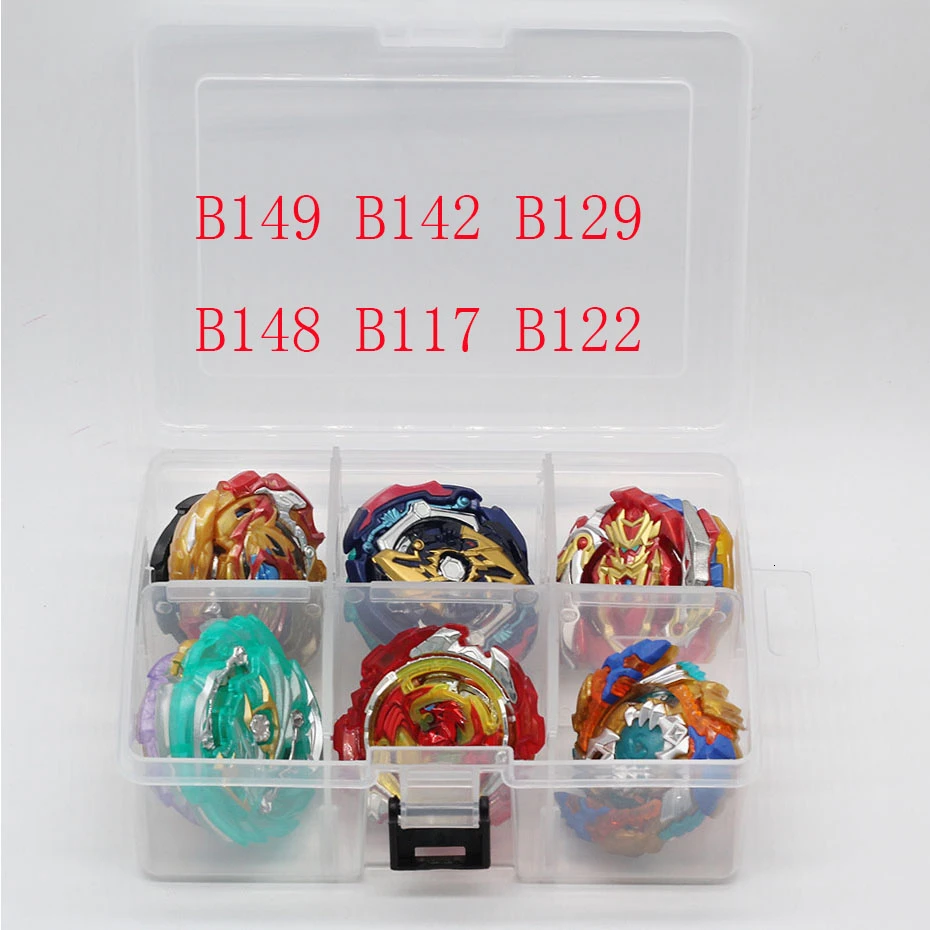 Takara Tomy Bey Bay Burst All Models Burst GT B-150 B-144 B-149 Toy Spinning Gyro Grid Plastic Storage Box Set - Цвет: 9