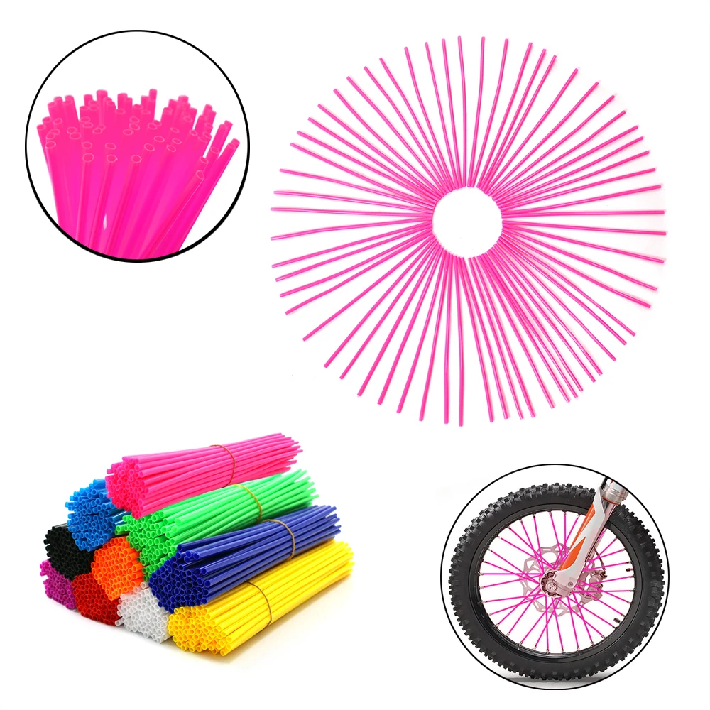72 шт. для колеса в мотокроссе обертывания спицы Чехлы мотокросса Байк крутые