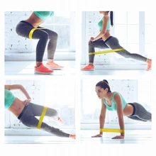 Hot Unisex Resistance Bands Elastic Exercise Bands Hip Exercise Workout Pull Rope With Strength Fitness Equipment