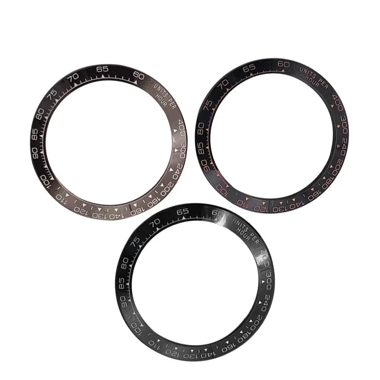 

Watch accessories decorative ceramic watch ring face ring outer diameter 38.5mm thickness 3mm men's for Rolex Dayton watch case