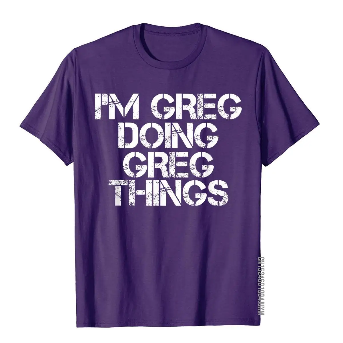 I'M GREG DOING GREG THINGS Shirt Funny Christmas Gift Idea__97A1648purple