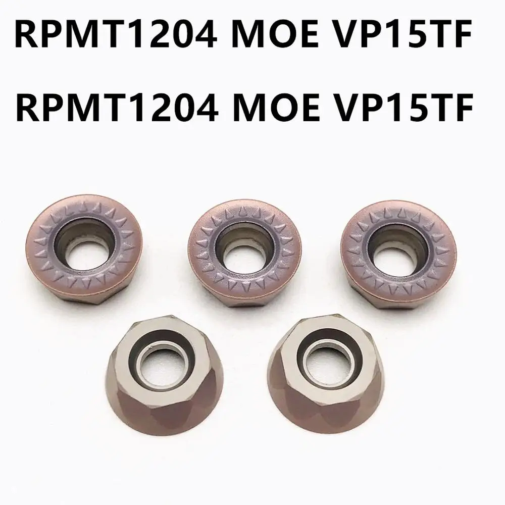 Твердосплавный инструмент RPMT1204MOE JS VP15TF высокое качество металла RPMT 1204 части CNC