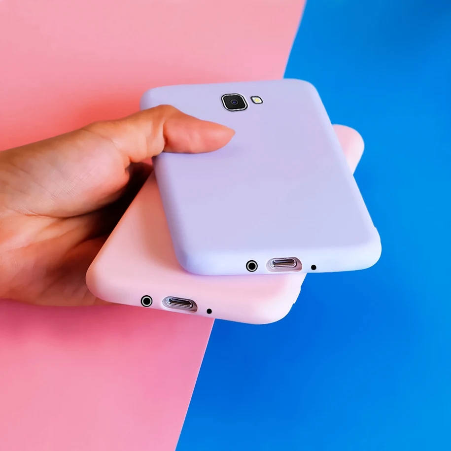 Silicone TPU Soft Shell Case - Fashion Plain Color Protective Cover
