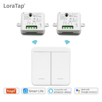 

Tuya WiFi RF Switch Socket Module 10A with 2 Gang Wireless Switch Smart Home Google Home Alexa Echo App Timer Remote Control