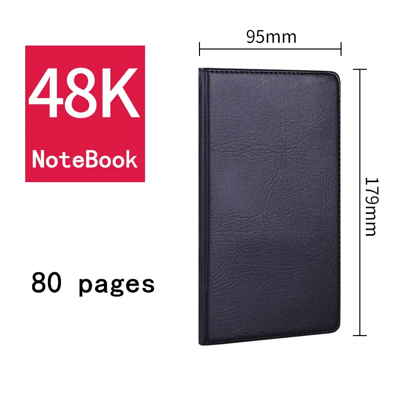 48K Deli advanced business leather notebook business meeting diary office stationery thickened notebook 48K Deli advanced business leather notebook business meeting diary office stationery thickened notebook