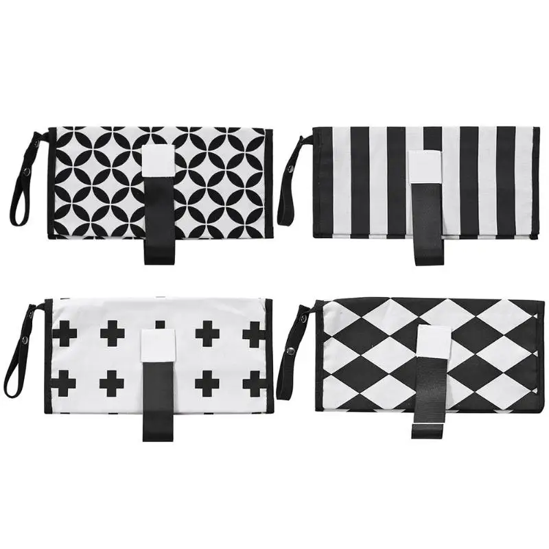 

Baby New Geometric Patterns Portable Mom Multifunctional Storage Bag Maternity Diaper Bag Baby Diaper Organizer