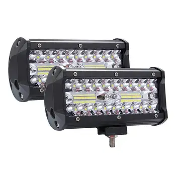 

400W LED Bar 3 Rows 7inch 40000LM 6000K Work Light Bar High Bright Driving Lamp for Offroad Boat Car Tractor Truck