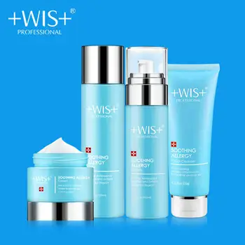 

WIS Soothing Skin Care Set Hydrating Moisturizing Oil Control Refreshing Brightening Cleanser Toner Lotion Cream Skincare Kit