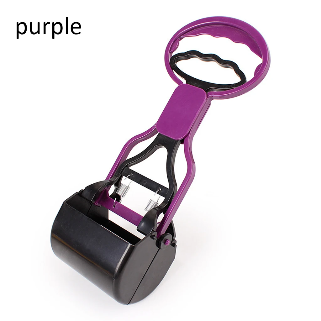 Pet toilet Pooper Scooper Long Handle Jaw Poop Scoop Clean Pick Up Animal Waste Dog Puppy 2
