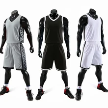 Новые баскетбольные майки, набор для мужчин, молодых детей, пустые тренировочные Джерси, набор, карманы, спортивные костюмы, дышащая баскетбольная форма для команды, костюм