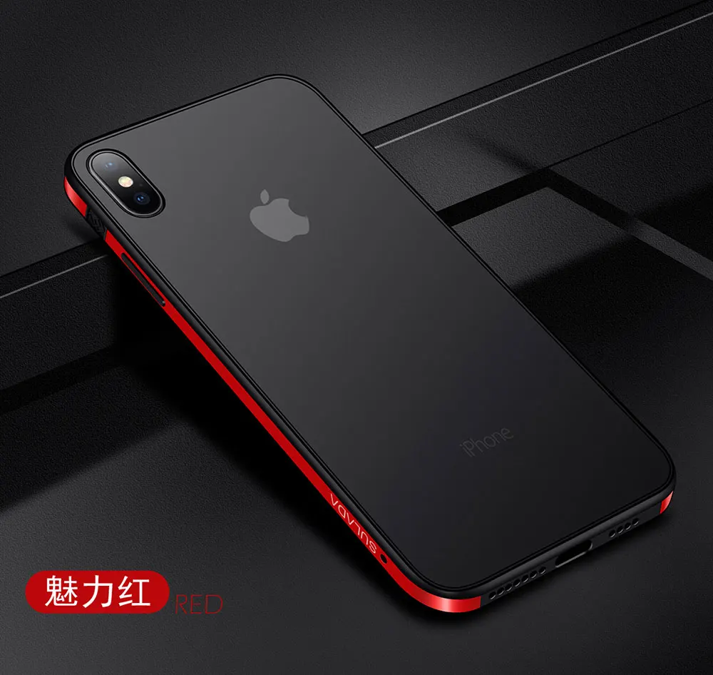 Металлический Чехол-бампер для iPhone XR 11 Pro XS Max X 8 Plus 7 6 S 6, Силиконовый противоударный прозрачный чехол, милый аксессуар для телефона