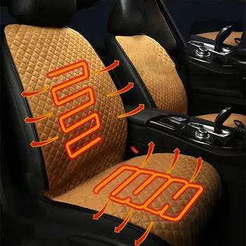 

35W Universal 12V Adjustable Car Auto Heated Seat Cushion Cover Seat Heater Warmer Winter Plush Electric Single Seat