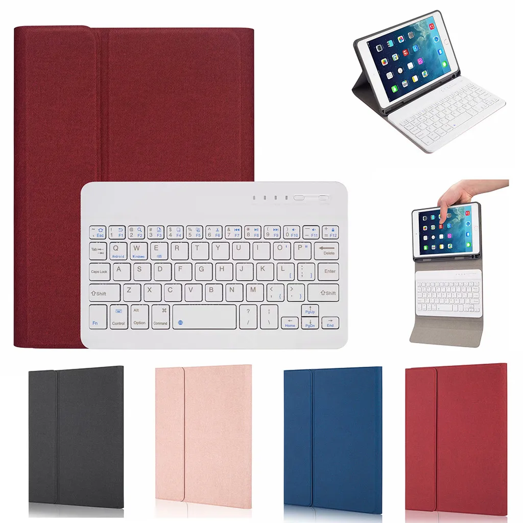 Раскладная клавиатура для iPad Mini 5/Mini 4 7 9 чехол + откидная беспроводная Тонкая Bluetooth