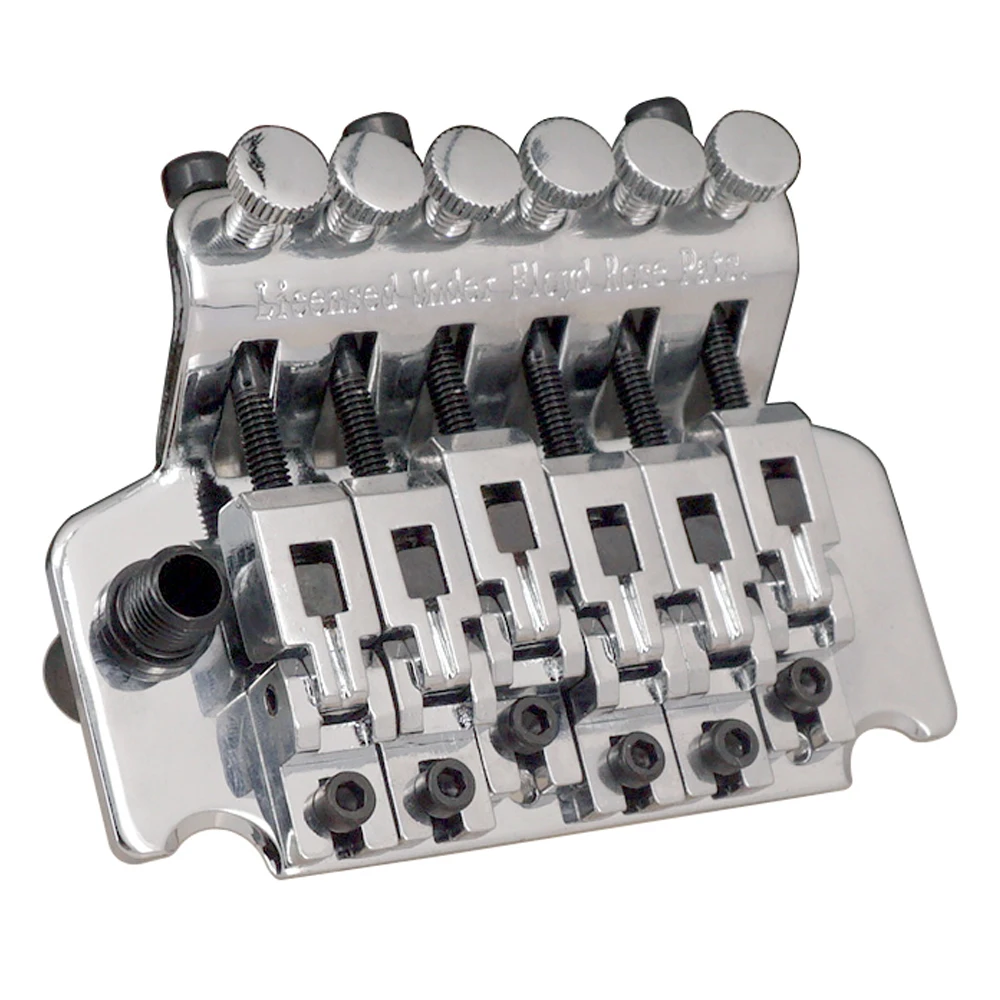 6 String Double Roll Tailpiece Saddle Tremolo Bridge System for Electric Guitar Replacement | Спорт и развлечения