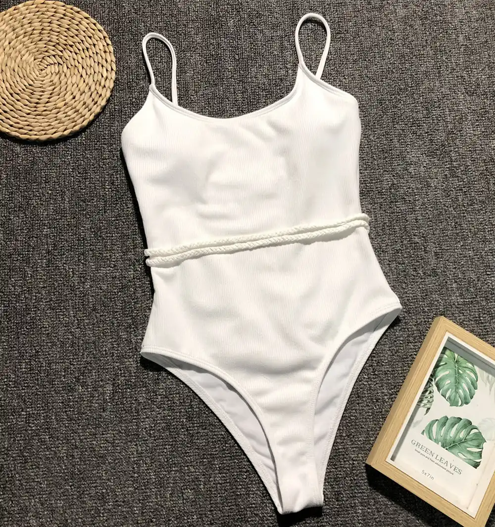 women's ribbed swimsuit