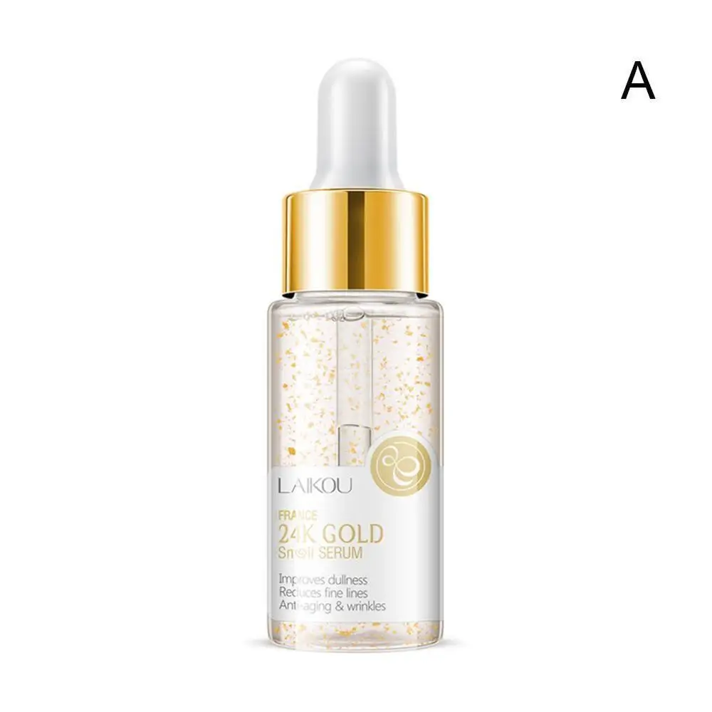 Gold Snail Essence Новая сыворотка Япония Сакура Гиалуроновая кислота Чистая 24 К золото отбеливание Витамин С уход за кожей лица Сыворотка - Вес нетто: Gold Snail Essence