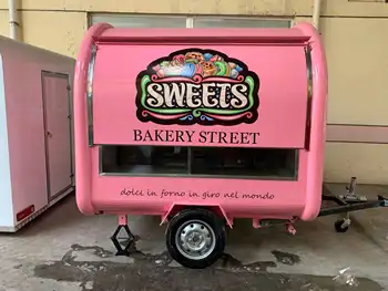 

4M Food cart mobile with Logo food cart trailer carts on promotion