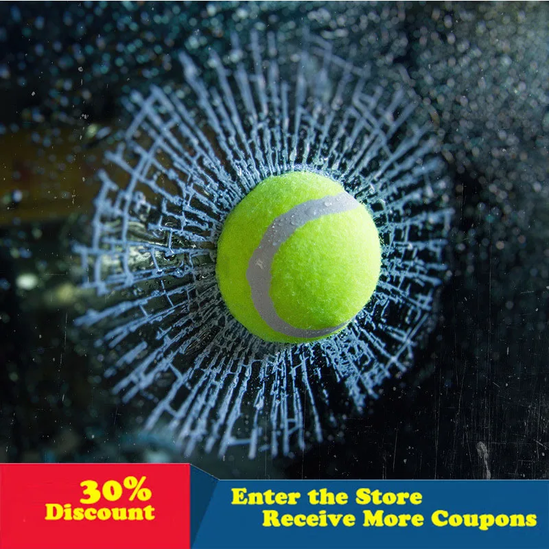 

Crazy Tennis Baseball Car Sticker Accessories Car Body Sticker Decoration Personality Creativity Smashing Glass Window