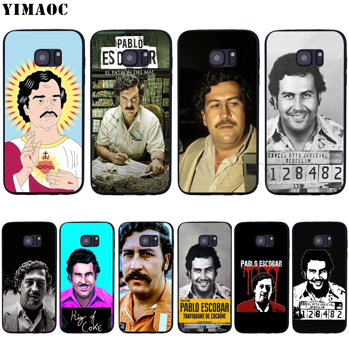 

YIMAOC Pablo Escobar Case for Samsung Galaxy A10s A20s A30s A40s A50s Note 10 Plus