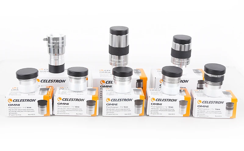 Kit Oculaires Celestron 4mm 6mm 9mm 15mm 32mm + Filtre Lumicon UHC Pour Télescope