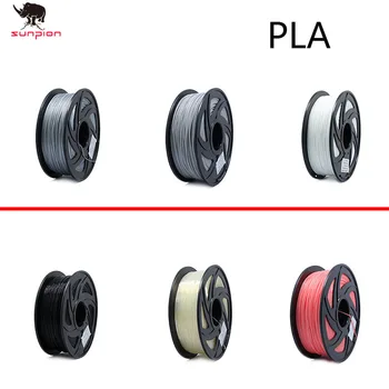 

PLA 3D Printer Filament 1.75mm PLA 1.75 Filament 24 Colors White Dimensional Accuracy +/- 0.05 mm, 1kg / Spool