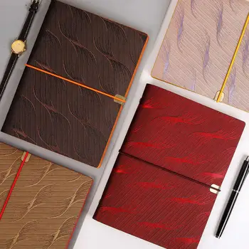 

Cloth Cover Elastic Strap Notepad Notebook Stationery Office School Supplies