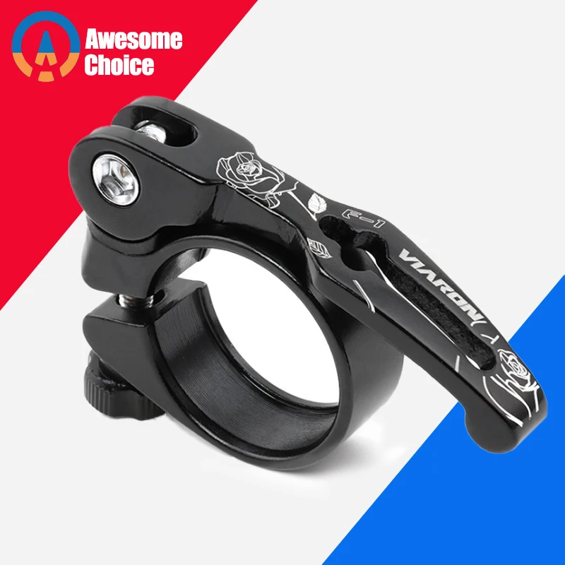 Light Weight 31.8mm Bicycle Seat Post Aluminum Ultralight Quick Release Road Bike MTB Mountain