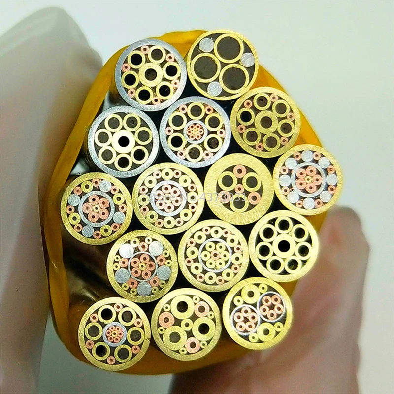 Mosaic Rivets 6mm Mosaic pin Rivets for knife handle screw brass Mosaics Rivets nail steel tube More design exquisite style length 90mm