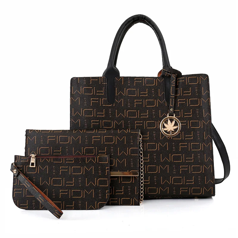 

Printed WOMEN'S Bag 2019 Spring And Summer New Style Three-piece Set-Style Large Bag Large Capacity Handbag Women's Crossbody Ba