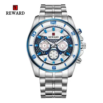 

Men's Watches REWARD Brand Luxury Watch Stainless Steel Waterproof Wristwatches Fashion Business Quartz Watch Reloj Hombre 63078