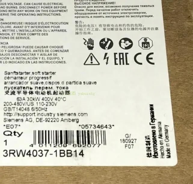 

3RW3027-1BB14 New and original