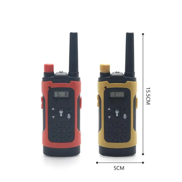 2pcs LED Children Walkie Talkies Long Distance Wireless Call Handheld 2 Way Radio Electronic Kids Educational Toys 4