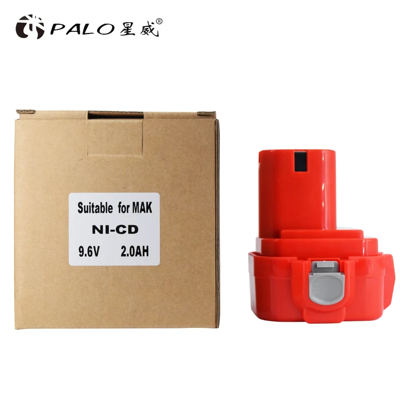 Per Makita Power Tool Batteria 2000Mah 9.6V 2.0Ah Ni-Cd Per Makita 9120 9122 9133 9134 9135 9135A 6222D 6260D