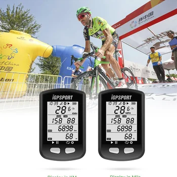 

iGS10 GPS - Enabled Bike bicycle computer speedometer iGPSPORT GPS wireless bicycle odometer BLE ANT+