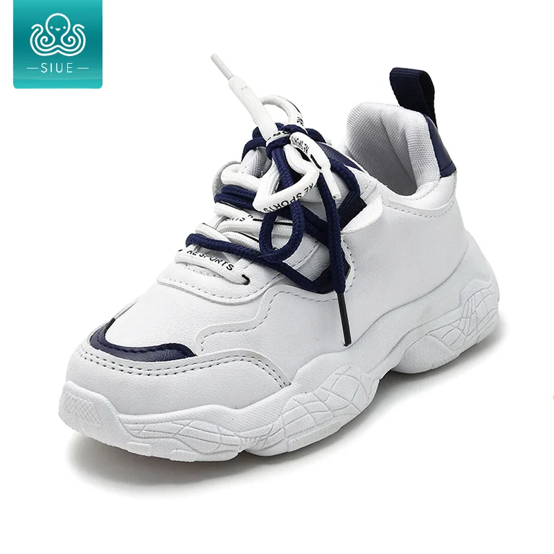 Boys' and girls' sneakers spring and summer 2020 new middle and large children's shoes girls' soft sole all-in-one children's te