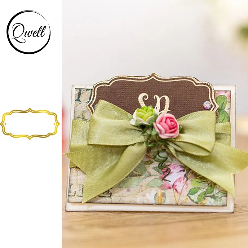 QWELL Metal Hot Foil Plate for Scrapbooking and Cards Making Paper Craft New 2019 die | Дом и сад