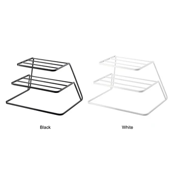 

3-Tier Counter and Cabinet Corner Shelf Organizer for Home Kitchen Simple Shaped WWO66