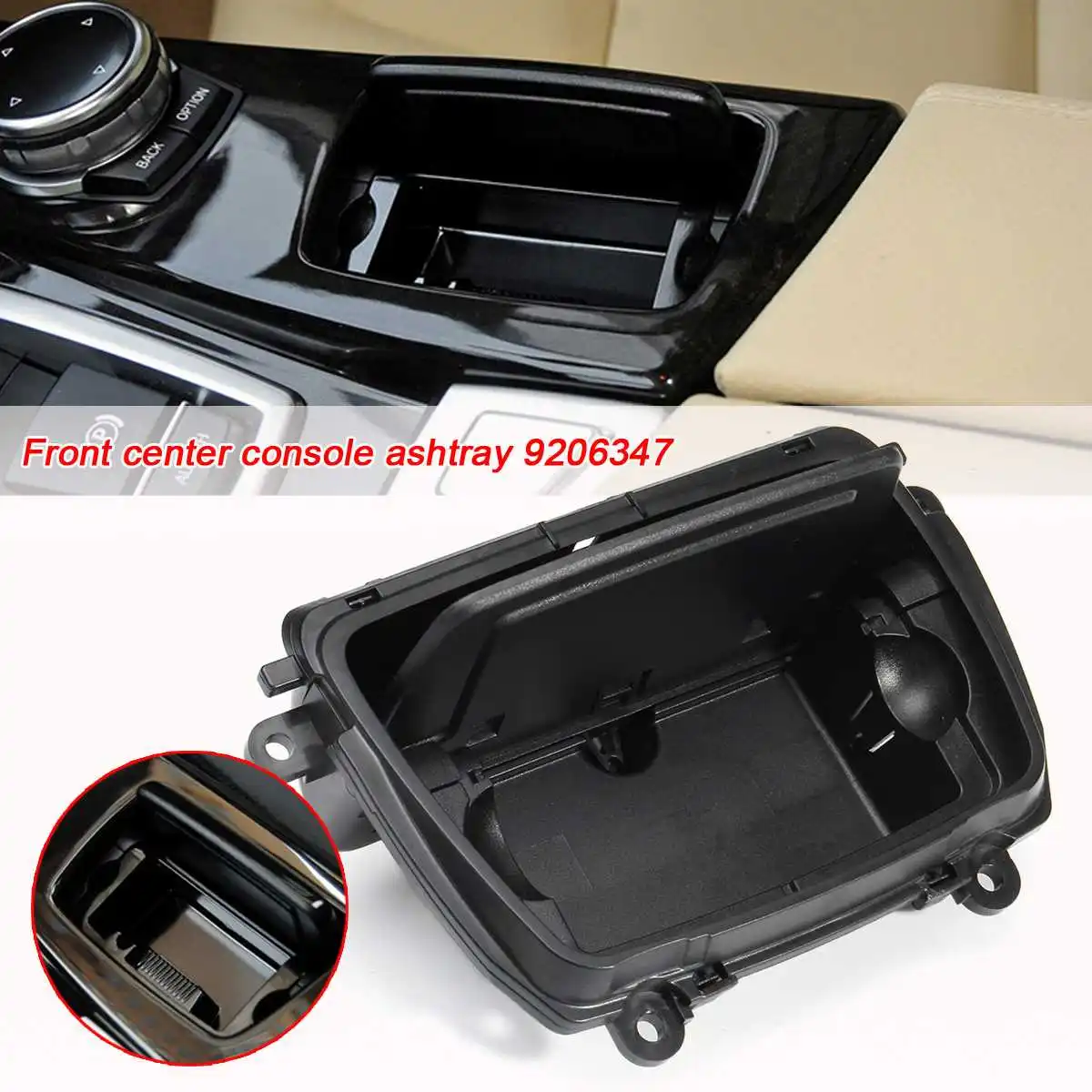 

Automobile Ashtrays Car Center Console Ashtray F10 Assembly Ash Box Cover For BMW 5 Series F10 F11 F18 Ashtray 520 51169206347
