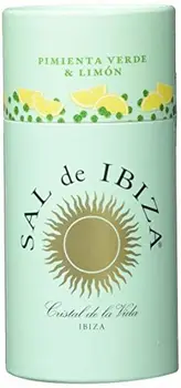 

Sal de Ibiza Meersalz mit grünem Pfeffer + Zitrone, 2er Pack (2 x 85 g)