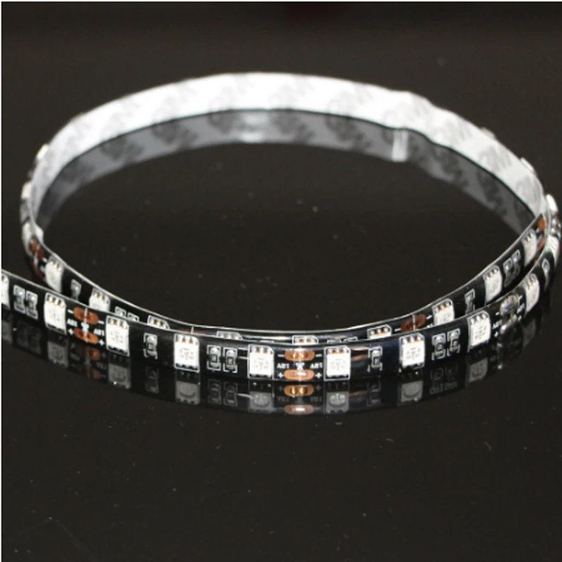 12V 30 см супер яркий светодиодный дневной светильник Водонепроницаемый 5050 SMD авто декоративная Гибкая 18 светодиодный 300 светодиодный полоса противотуманная фара