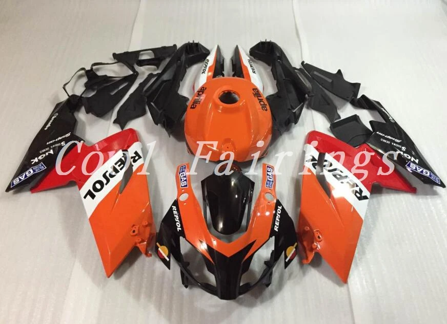 Топ литья под давлением обтекатель комплект подходит для Aprilia RS125 06 07 08 09 10 11 RS4 RSV 125 2006 2009 2011 Обтекатели набор на заказ Repsol