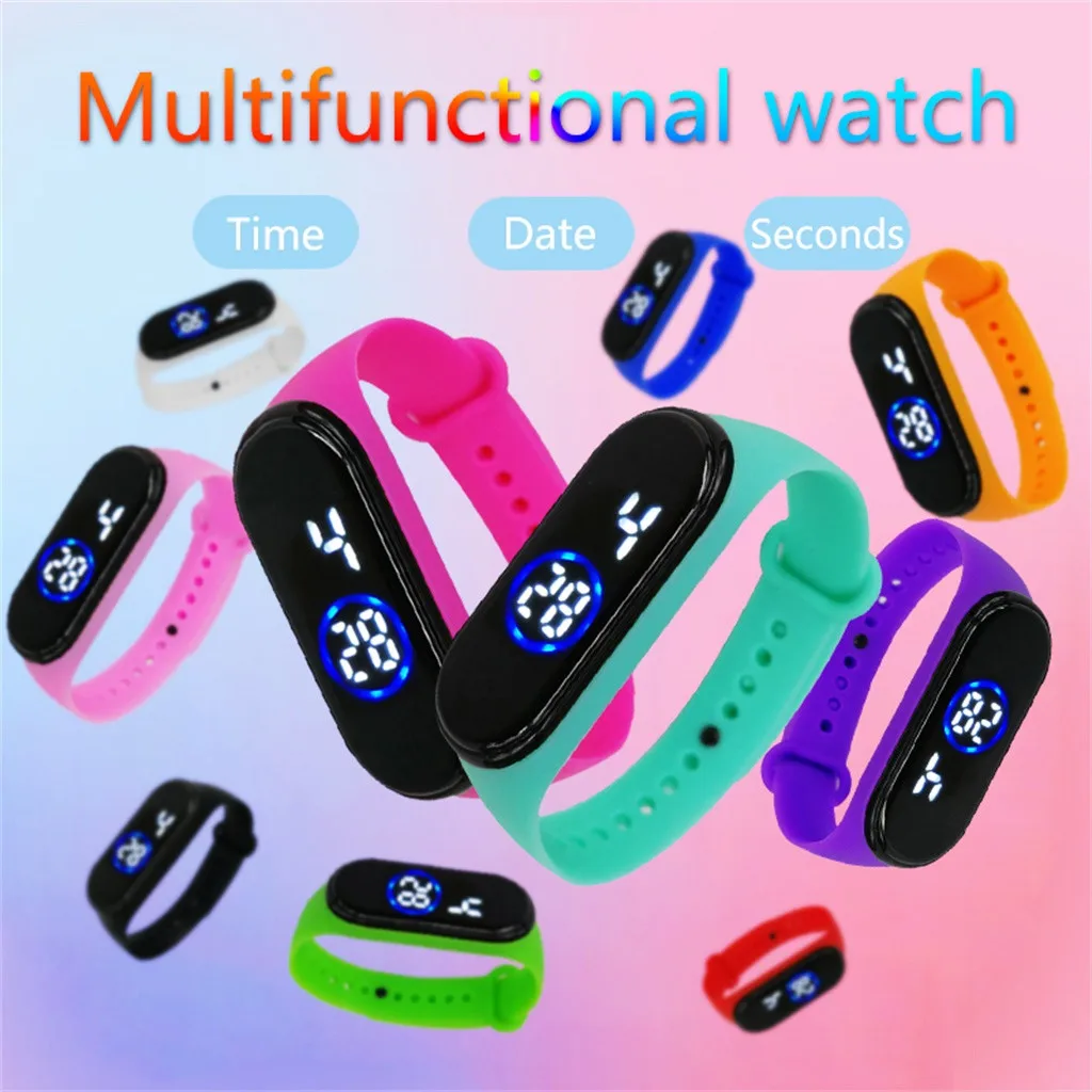 Mens Digital Watches Waterproof Digital Led Sports Watch Unisex Silicone Band Wrist Watches Casual Male Sport Watch 2022 Relogio