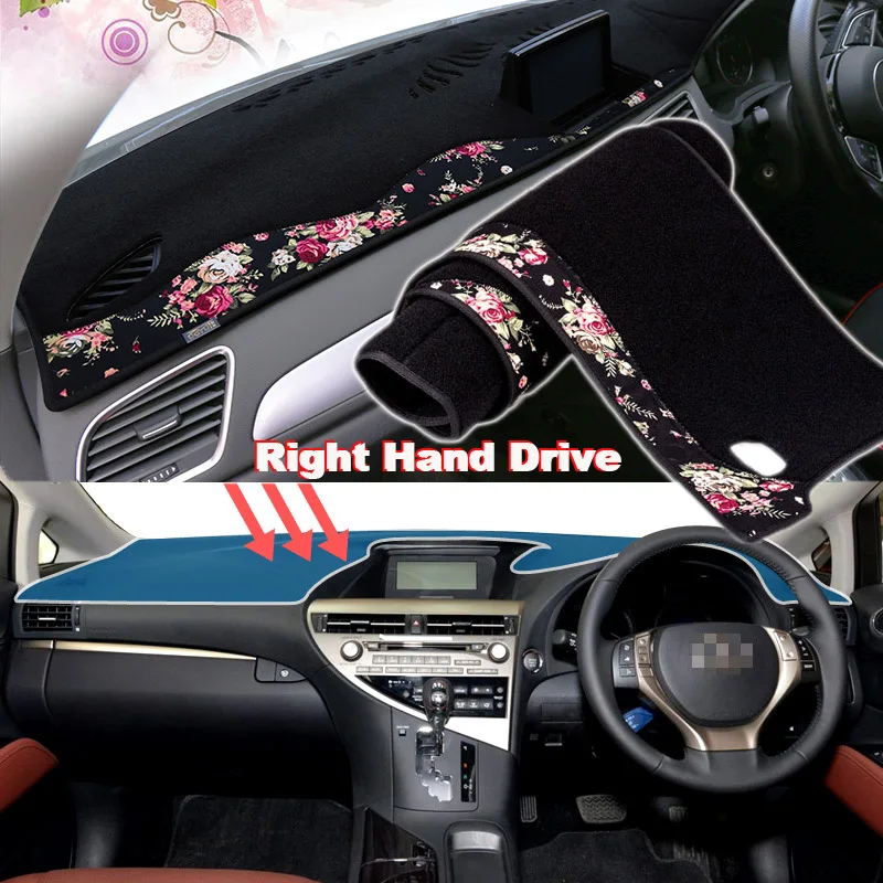 

Tommia China decorative pattern Car Dashmat Dashboard Mat Non-slip Dash Board Pad Cover for LEXUS RX2009 2014 RX270