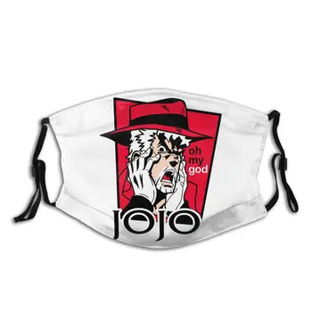 

JoJo's Bizarre Adventure Men Women Reusable Face Mask Anti Haze Dust Protection Cover Respirator Muffle Mask with Filters